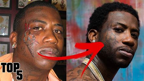 gucci face tat|gucci mane before and after.